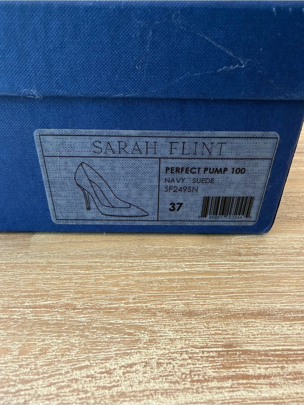 Sarah Flint Navy Suede Pumps